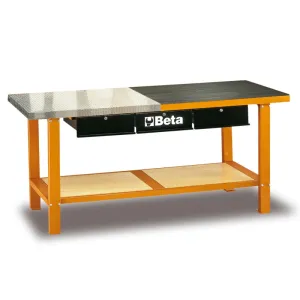 Beta c56m r - maxi workbench piano acciaio red c56m-r