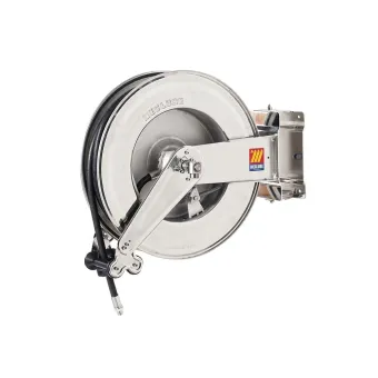 Meclube - avvolgitubo automatico in acciaio inox aisi 304 orientabile sx-550 per antigelo-lavavetri-adblue ø 3/4"15m