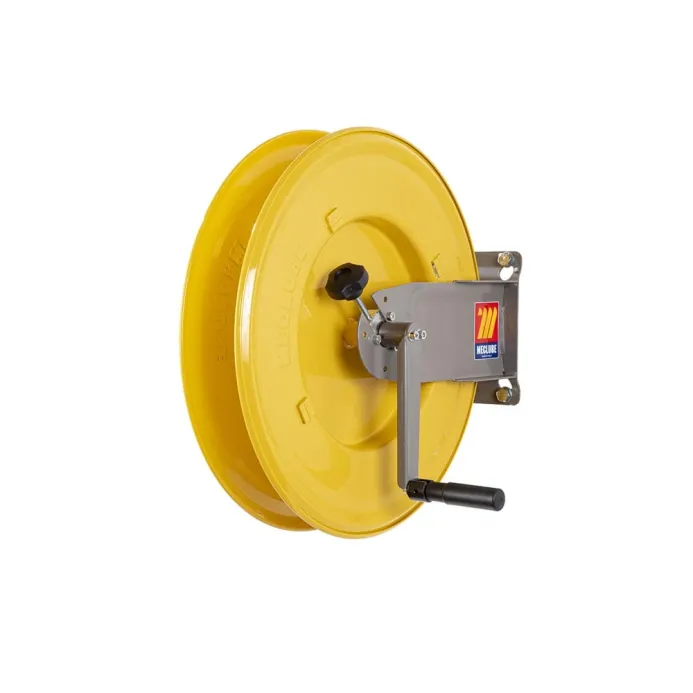 Meclube - avvolgitubo manuale in acciaio verniciato fisso fm-460 per grasso 1/2" senza tubo