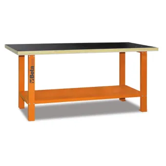 Beta c56b-r - banchi con piano legno 2mt red b-r