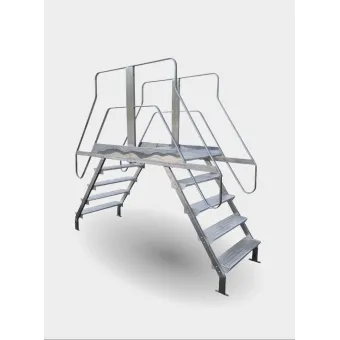 Italscale - Scala a ponte con parapetto DSR(* senza ruote)