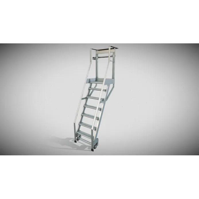 Italscale - Scala scorrevole laterale SL su ruote con molle completa di carrello