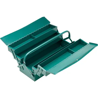Stahlwille - 446/08 Cassetta porta attrezzi in lamiera a 5 scomparti (senza utensili) 53 x 20 x 20 mm