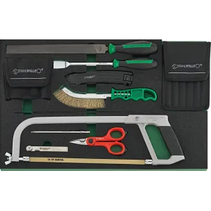 Stahlwille - TCS 8 821/21 Assortimento seghetto, lime e accessori da 21 pezzi