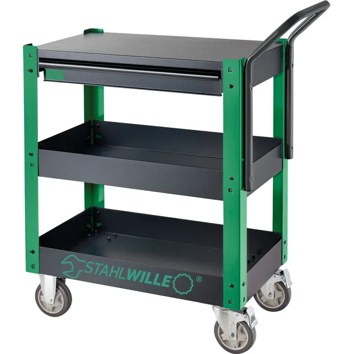 Stahlwille - 612 ST Carrello da officina con un 1 cassettp e piani di appoggio