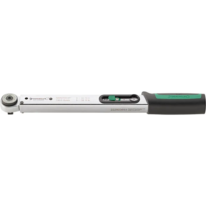 Stahlwille -730R/5 QUICK Chiave dinamometrica a scatto con range 6/50 Nm