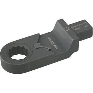Stahlwille -717/17 Inserto ad anelli a cricchetto 17 mm per chiave dinamometrica (attacco 9x12) 160 Nm Max