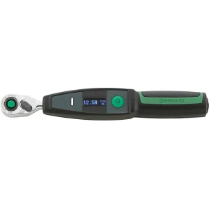 Stahlwille -701/2 Chiave dinamometrica elettronica con cricco fisso a dantature fine da 1/4" con range 1/20 Nm