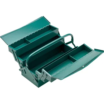 Stahlwille - 83/09 Cassetta porta attrezzi in lamiera a 5 scomparti (senza utensili) 42 x 20 x 20 cm