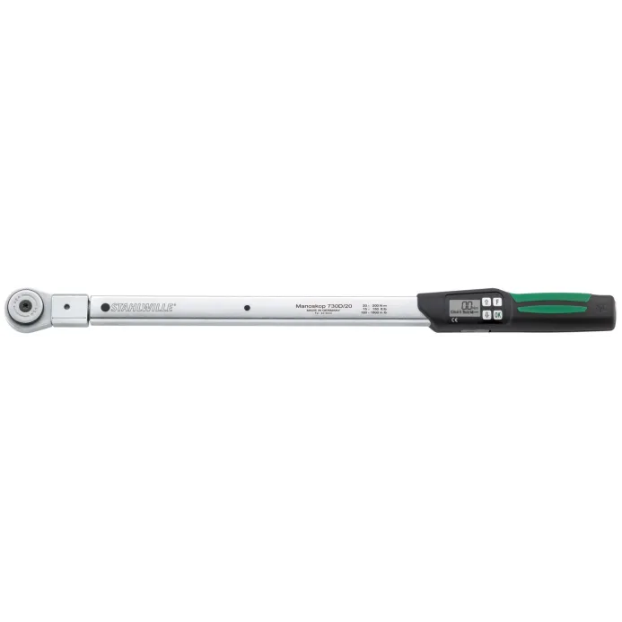 Stahlwille -730DR/20 Chiave dinamometrica elettromeccanica a scatto e indicazione con range 20-200 Nm (incluso cricchetto 1/2")