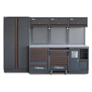 Beta c45pro 2.0 x - arredi pro 2.0 3mt piano inox + armadio