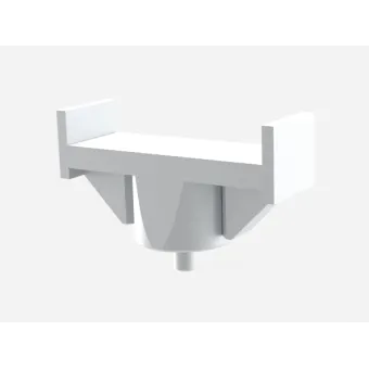 Cattini piattello piano l190mm con portata da 80t.