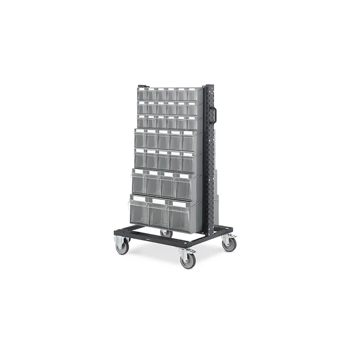 Fami - Carrello con Visual Box con ruote