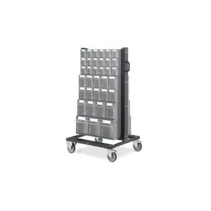 Fami - Carrello con Visual Box con ruote