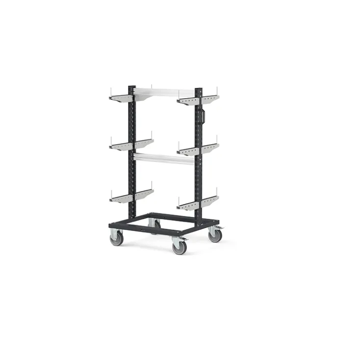 Fami - Carrello con supporti con ruote