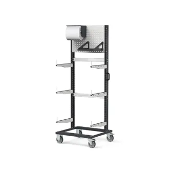 Fami - Carrello con supporti con ruote