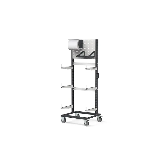 Fami - Carrello con supporti con ruote