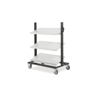 Fami - Carrello con mensole con ruote