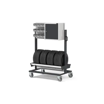 Fami - Carrello porta pneumatici con ruote
