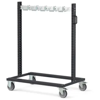 Fami - Carrello con ganci con ruote