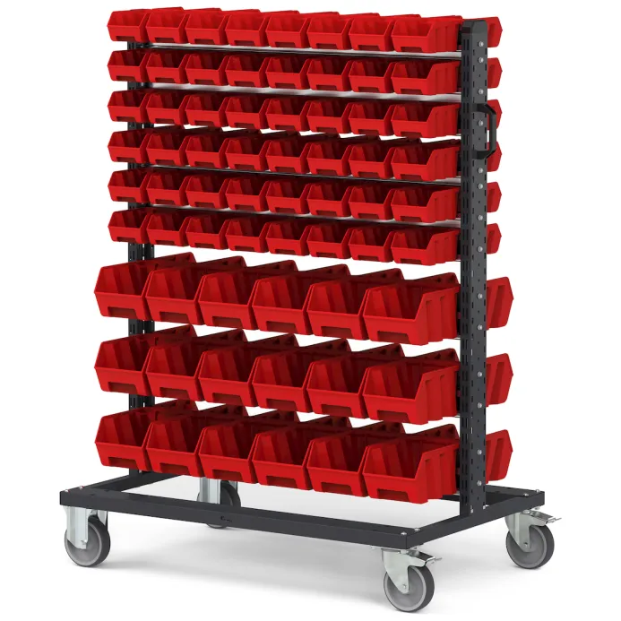 Fami - Carrello con 132 Picking Box Air