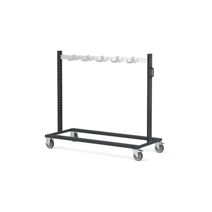 Fami - Carrello con ganci con ruote