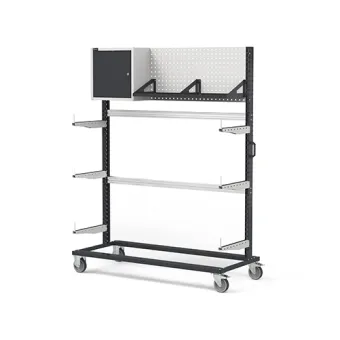 Fami - Carrello con supporti con ruote