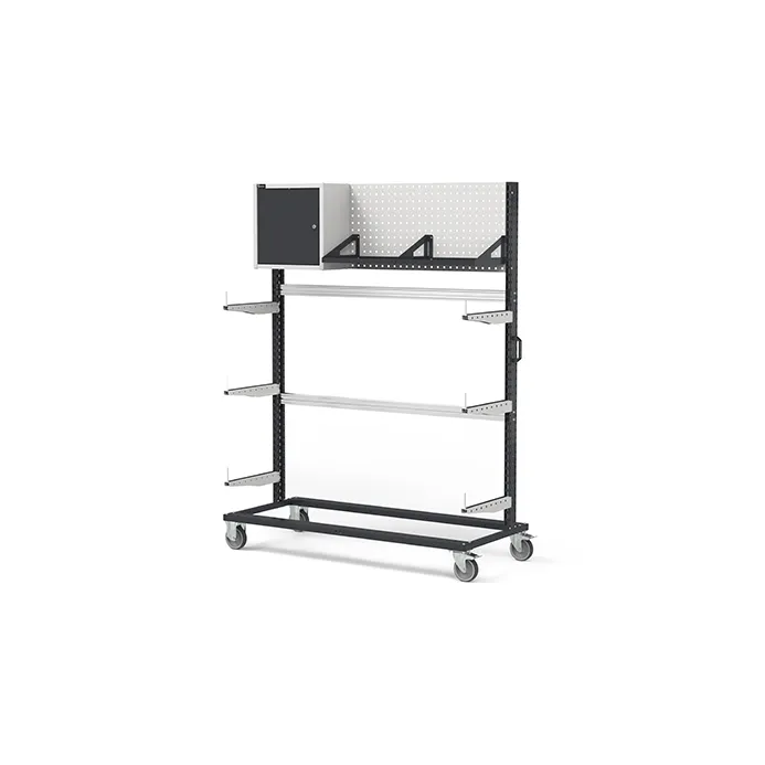 Fami - Carrello con supporti con ruote