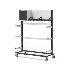 Fami - Carrello con supporti con ruote