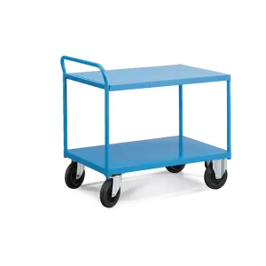 Fami - Carrello con base in acciaio con ruote