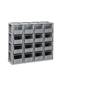 Fami - Scaffale con 16 contenitori mis. 3