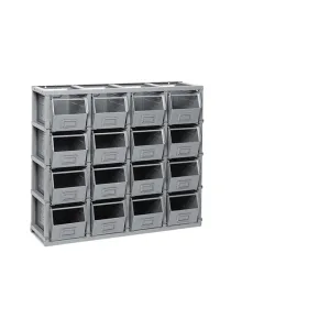 Fami - Scaffale con 16 contenitori mis. 3