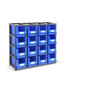 Fami - Scaffale con 16 Picking Box Classic mis. 3