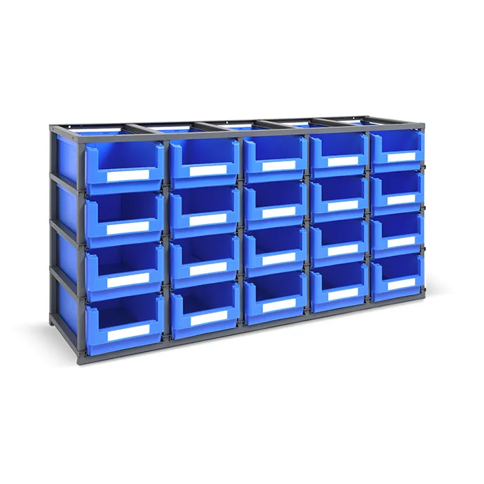 Fami - Scaffale con 20 Picking Box Classic mis. 4