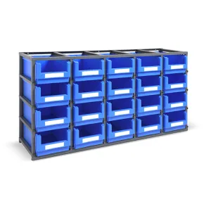 Fami - Scaffale con 20 Picking Box Classic mis. 4