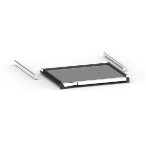 Fami - Piano estraibile a estrazione flessibile con maniglia Dark Grey