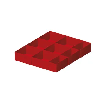 Fami - Set materiale di separazione per altezza frontale H100/125 mm