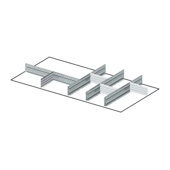 Fami - Set materiale di separazione per altezza frontale H100 mm