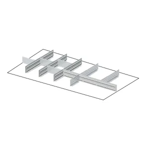 Fami - Set materiale di separazione per altezza frontale H100 mm