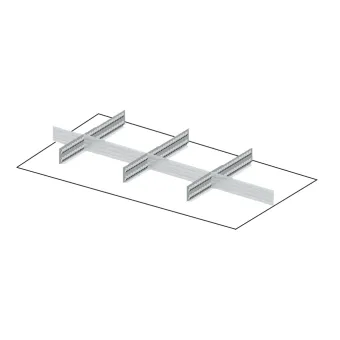 Fami - Set materiale di separazione per altezza frontale H100 mm