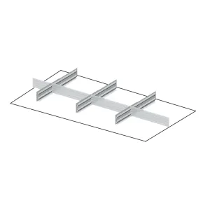 Fami - Set materiale di separazione per altezza frontale H100 mm