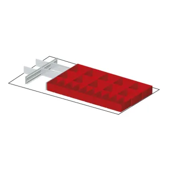 Fami - Set materiale di separazione per altezza frontale H100 mm