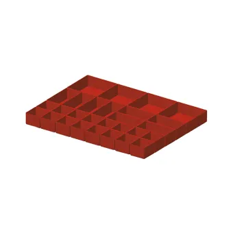 Fami - Set materiale di separazione per altezza frontale H50 mm