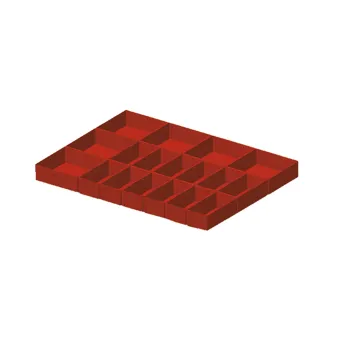 Fami - Set materiale di separazione per altezza frontale H100/125 mm