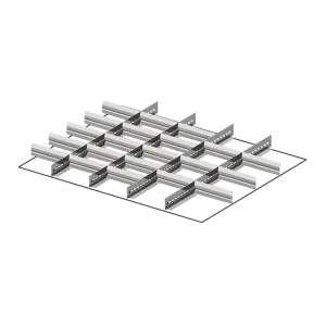 Fami - Set materiale di separazione per altezza frontale H75 mm