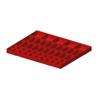 Fami - Set materiale di separazione per altezza frontale H75 mm
