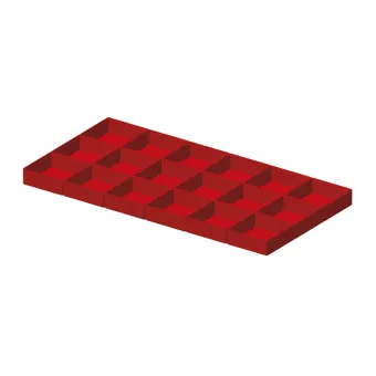 Fami - Set materiale di separazione per altezza frontale H75 mm