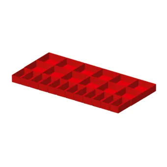 Fami - Set materiale di separazione per altezza frontale H100/125 mm