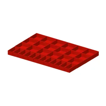 Fami - Set materiale di separazione per altezza frontale H75 mm