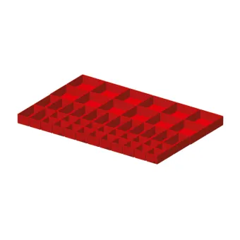 Fami - Set materiale di separazione per altezza frontale H75 mm